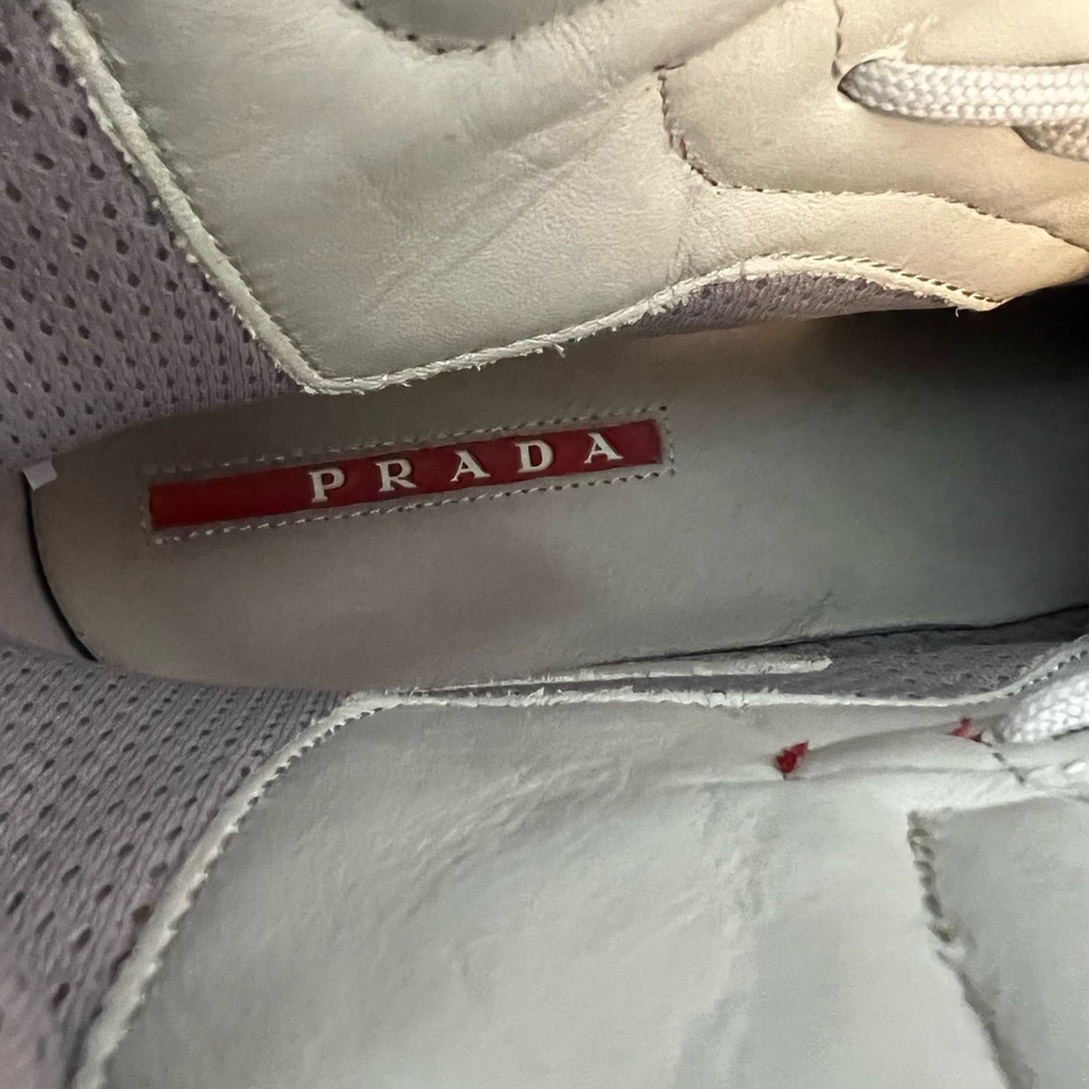 Prada America’s Cup high-top sneakers - Men size 7.5-8 - Picture 3 of 7